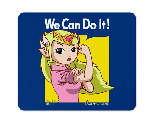 Zelda Can Do It Mouse Pad