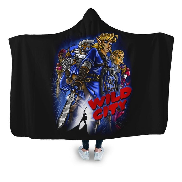 Zelda Wild City Alt Hooded Blanket - Adult / Premium Sherpa