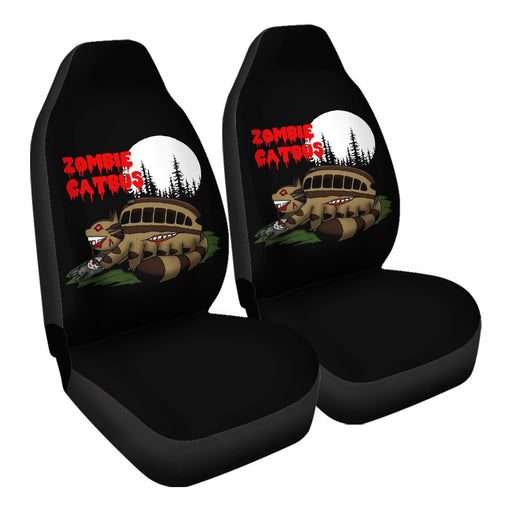 zombie catbus Car Seat Covers - One size