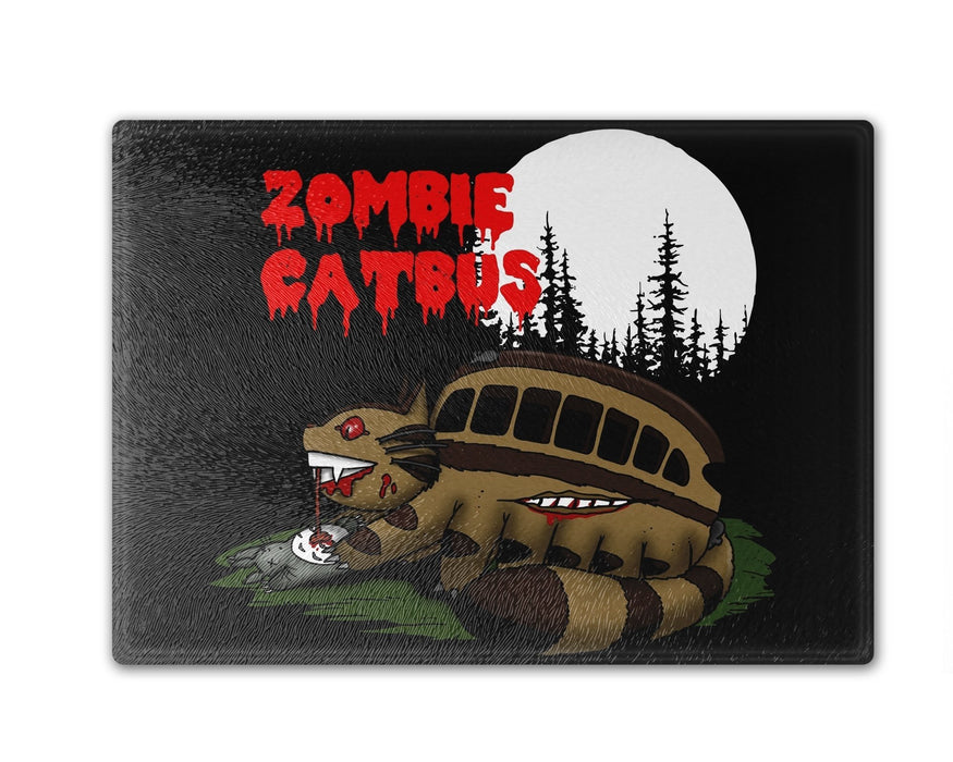 Zombie Catbus Cutting Board