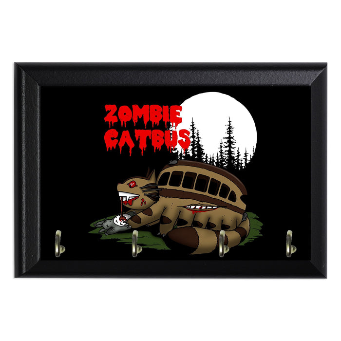 Zombie Catbus Key Hanging Plaque - 8 x 6 / Yes
